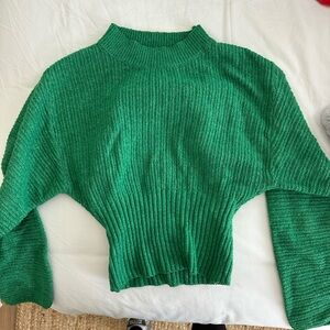 Pink Rose Emerald Knit Top